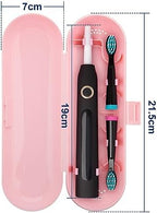 Cosmos Pack of 2 Plastic Travel Case Toothbrush Carrying Case Holder Container Compatible with Oral B Pro and also for Sonicare & Other Toothbrush