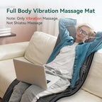 Full Body Massage Mat Pad for Bed, Massage Chair Pad with 10 Vibration Motors & 5 Massage Modes, Vibrating Heating Massage Mattress Pad for Back,Massager with Auto Shut Off, Gift for Men Women