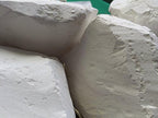 Uclays RED edible Chalk chunks (lump) natural for eating (food), 1 lb (450 g)