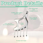 Gua Sha Tool With Handle,5in1 Scalp Massage Tool,Metal Gua Sha,Gua Sha Facial Tools,Stainless Steel Gua Sha,Head Massager Scalp For Head&Face&Body Deep Relaxation And Relieving Fatigue & Pain