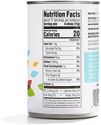 365 by Whole Foods Market, Ripe Large Pitted Olives, 6 Ounce