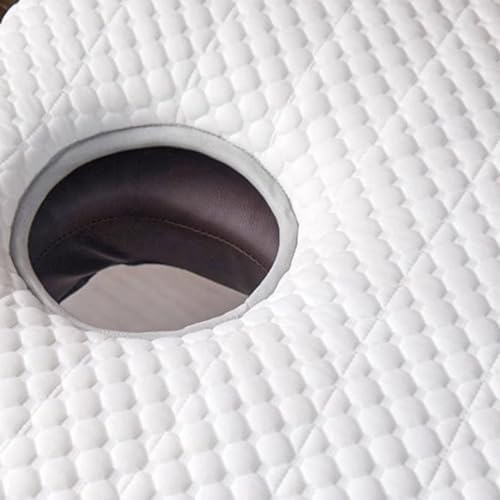 DAZULI Thicken Massage Spa Bed Sheet Cover Table Mattress Pad for Home Beauty Salon Cosmetic Bed with Elastic Band and Face Breath Hole(Size:60X180cm,Color:C)