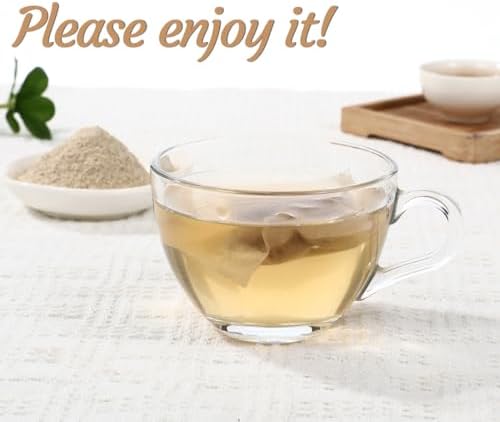 50 Premium Marshmallow Root Tea Bag,100% Natural Pure Althaea Officinalis,No Additives & Caffeine Free, Caffeine-free - Respiratory Support & Promote Digestion.