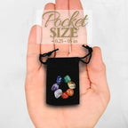 Crystals and Healing Stones Premium Kit Velvet Pouch - 7 Chakra Stones Healing Crystals Set, Ebook, Gift (Tiny 7 Chakra Stones)