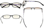 CessBlu Ladies Blue Light Filter Glasses,Small Computer Reading Glasses Women Readers