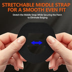 Omnipod 5 Adhesive Patches 30pcs - Waterproof Overpatches With Strap Pre-Cut Sweatproof Sensor Tape (Black)