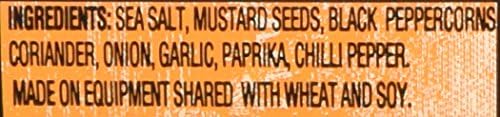 Trader Joe's Everyday Seasoning with Built in Grinder Use on Everything Everyday Sea Salt,mustard Seeds, Black Peppercorns,coriander,onion,garlic,paprika & Chili Pepper 2.3oz