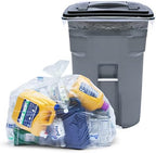 95-100 Gallon Clear Trash Bags Heavy Duty | MegaPack 78 Bags | Extra Large 95-96 Gallon Trash Bags Big Clear Can Liners, Extra Large 90 Gal, 95 Gal, 96 Gal,100 Gallon Heavy Duty Garbage Bags