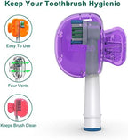 Mspan Electric Toothbrush Head Cover: Sonic Toothbrush Cap Travel Protector Plastic Brush Pod Protection Clip Case Value Pack