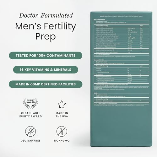Perelel Men’s Multi Support Pack, Daily Multivitamin with Magnesium, Omega 3, CoQ10 & Folate, Nutritional Support for Men’s Wellness, Soy & Gluten Free, Non GMO, 30 Daily Pill Packs