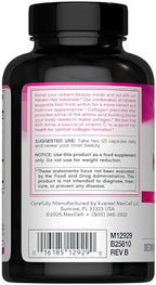 NeoCell Keratin Hair Volumizer With Collagen, Amla Extract and Vitamin C, Hair and Skin Supplement, Capsule, 60 Count, 1 Bottle