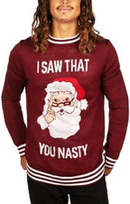 Tipsy Elves Men's Ugly Christmas Sweaters - Funny Christmas Sweaters for Men - Fun Holiday Pullovers