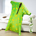 Sensory Body Sock, 47" x 27" Sensory Sack Premium Sensory Sock Glow in The Dark for 6-9 Autistic Children, Good for Height: 41"-51" Medium, Green