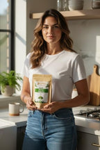 CENVEL® Organic Supreme Loose Green Tea Leaves 5.29 Oz | 100% Pure & Natural Tea | Single Origin | Premium Large-Leaf | Rich in Antioxidants (150g)