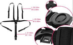 5 Point Seat Belt Safety Strap Belt for Stroller Pushchair Pram Buggy Safe Protection, Adjustable High Chair Baby Straps, Safety Strap Belt