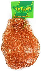 Copper Scouring Pad, Scrubbing Scour Pads 10 Pcs/Pack, Pure Copper, 13g / Pc