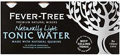 Fever-Tree Naturally Light Tonic Water Cans 8 x 150ml (Pack of 4)