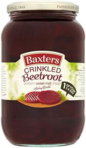 Baxters Beetroot Crinkle Cut in Sweet Vinegar (567g) - Pack of 2