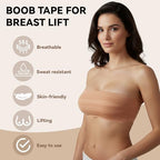 3 Pcs Boob Tape for Breast Lift - BoobTape with 10 Pcs Pastie,Body Tape for Women Invisible Breast Bra Tape