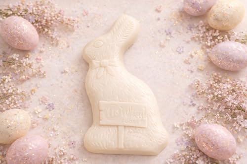 Cottontail – Solid Polar Dream White Chocolate Bunny – Easter – Vegan, Allergy-Friendly, Kosher – Free of Dairy, Peanuts, Tree Nuts, Eggs, Soy, Gluten & Sesame – No Artificial Colors or Flavors – Top 9 Allergen Free – No Whey! Foods