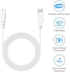 Water Flosser Charger Replacement for COSLUS, Nicwell, Nicefeel, Hangsun, Aquasonic, MOSPRO, Oralfree, Tovendor, Initio, McNaval, Zerhunt and Cremax Oral Irrigator Water Flosser 4FT/120CM (White)