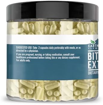 Earthborn Elements Bitter Melon 200 Capsules, Pure & Undiluted, No Additives