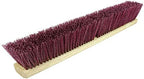 Weiler 42149 36" Garage Brush, Maroon Polypropylene Fill, Includes Brace