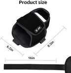 SPRING SEAON Wheelchair Restraint Shoes Breathable Oxford Fabric with Adjustable Straps, Prevents Feet from Sliding Off, Easy to Wear Wheelchair Shoe Holder for Disabled & Rehab Patients