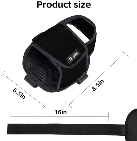 SPRING SEAON Wheelchair Restraint Shoes Breathable Oxford Fabric with Adjustable Straps, Prevents Feet from Sliding Off, Easy to Wear Wheelchair Shoe Holder for Disabled & Rehab Patients