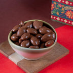 Ghasitaram Gifts Jaiccha Rakhi for Brother - Big Pink Hamper Box of kaju Katlis, Namkeen and Dryfruit- Phb-3 with 5 Rakhi