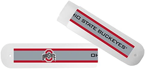 Siskiyou Sports NCAA Ohio State Buckeyes Unisex Travel Set Toothbrush and Travel Case, White, One Size