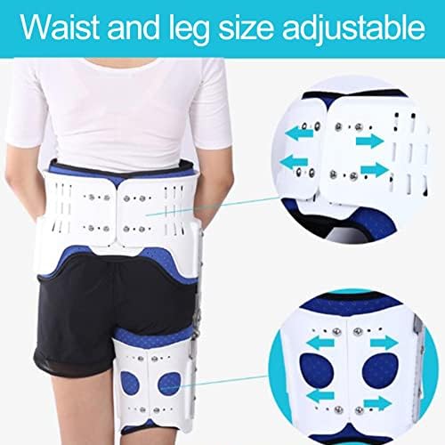 Hip Stabiliser Support Brace, Stabiliser Corrector Support Brace Adult Hinged Hip Abduction Orthosis for Hip, Sciatic Nerve Pain Relief，Both Legs