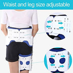 Hip Stabiliser Support Brace, Stabiliser Corrector Support Brace Adult Hinged Hip Abduction Orthosis for Hip, Sciatic Nerve Pain Relief，Both Legs