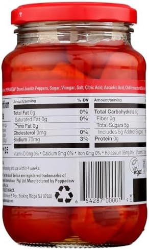 Peppadew Peppers - Hot - Value Bundle of 6 (84 ounce)