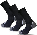 True Energy Men's Crew Socks - Sport Socks with Compression + Infrared - 3 Pairs