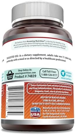 Amazing Formulas Folic Acid (Vitamin B9) 400 mcg | Tablets Supplement | Non-GMO | Gluten Free | Made in USA (1 Pack, 500 Count)