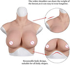 Oil-free 8th Generation Silicone Breastplate With Makeup Skin Float Point Inside Airbag Silicone Filler Look Natural