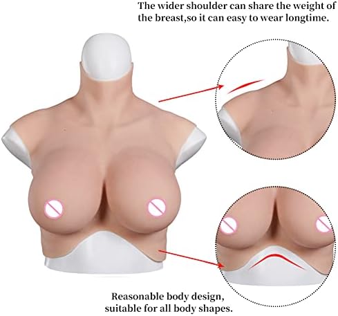 Oil-free 8th Generation Silicone Breastplate With Makeup Skin Float Point Inside Airbag Silicone Filler Look Natural