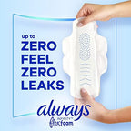 Always Infinity Feminine Pads For Women, Size 1 Regular Absorbency, With Wings, With Flexfoam, Unscented, 18 Count