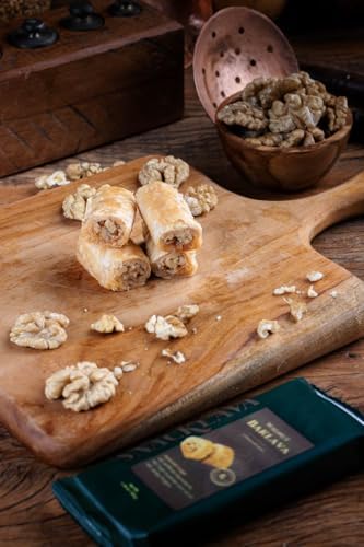 Snacklava Baklava Variety Pack (70 Pieces) - 5 Pistachio Baklava (15 Pieces), 5 Cashew Bakava (15 Pieces), 10 Walnut Baklava (40 Pieces) - No Artificial Ingredients, Colors or Preservatives - Premium Handmae Pastries