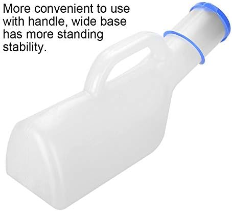 1000ml High Capacity Urine Bottle, Transparent Portable Outdoor Urine Bottle with Lid, Urine Collector for Patient Elderly Child