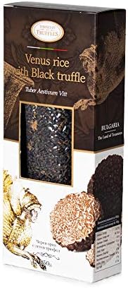 Black Venus Rice with Black Summer Truffle Tuber Aestivum Vitt, Rich in Antioxidants, Fibres, Vitamin E, Healthy Weight Body Control (1 x 250g)