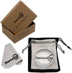 Sanung 8X Dome Magnifying Glass High Definition Round High Transparent Acrylic Optical Magnifier Reading Aid Paperweight Half Ball Lens Magnifier for Reading Books Map Newspapers
