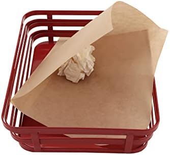 G.E.T. 4-T4000 Brown Cone Basket Liner / Deli Wrap Paper / Double Open Bag Paper Food-Safe Tissue Liners Collection (Pack of 2000)