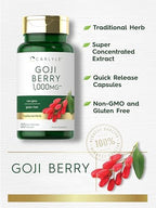 Carlyle Goji Berry | 120 Capsules | Formulated with Wolfberry Extract | Non-GMO & Gluten Free Supplement