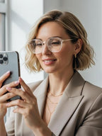 VISOONE Lightweight Progressive Multifocal Anti-Fog Reading Glasses TR90 with Blue Light Blocking Stylish Women Men RANE