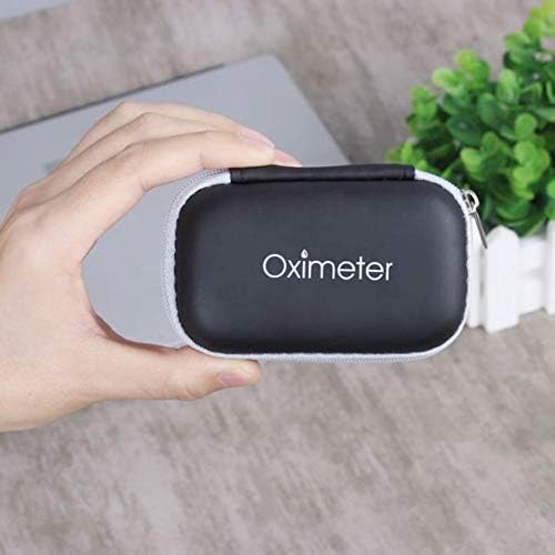Hard Storage Case for Pulse Oximeter, Portable Finger Pulse Oximeter Protective Case Storage Bag Hard Holder Tool