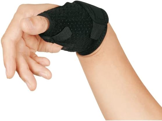 Zamst Thumb Guard - Sports Thumb Spica Splint for Men and Women, Catchers Thumb Guard for Injury and Sprain, Compression Support Brace - For Left and Right Hand - Small