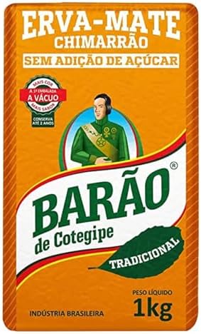 Erva Mate - Barao - 1kg By BRCOFFEE, 2.2 Pound (Pack of 1)