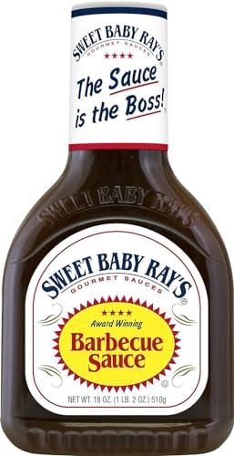 LJJ Sweet Baby Rays BBQ Sauce, 18 Oz (2 Pack)